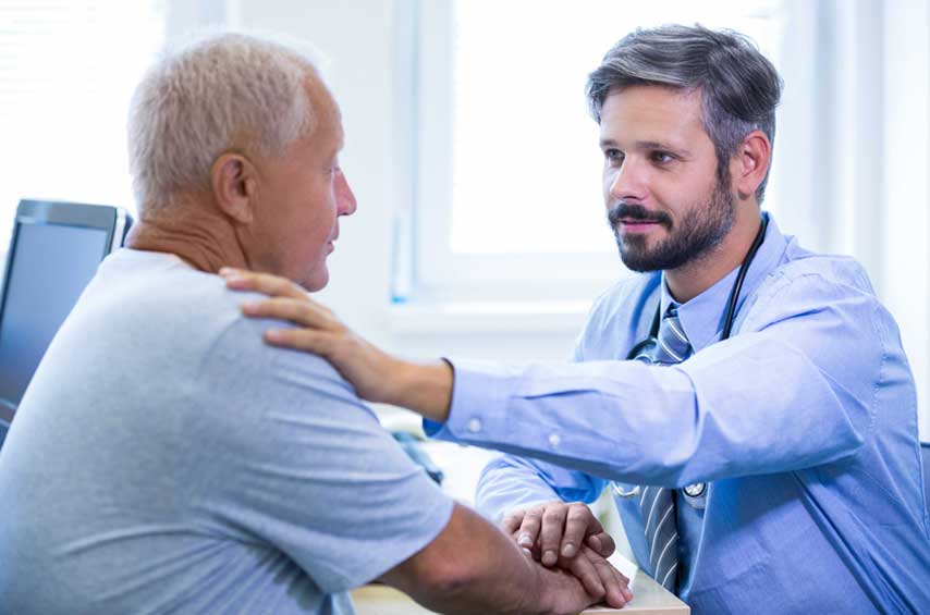Doctor Providing Compassionate Care to Elderly Patient